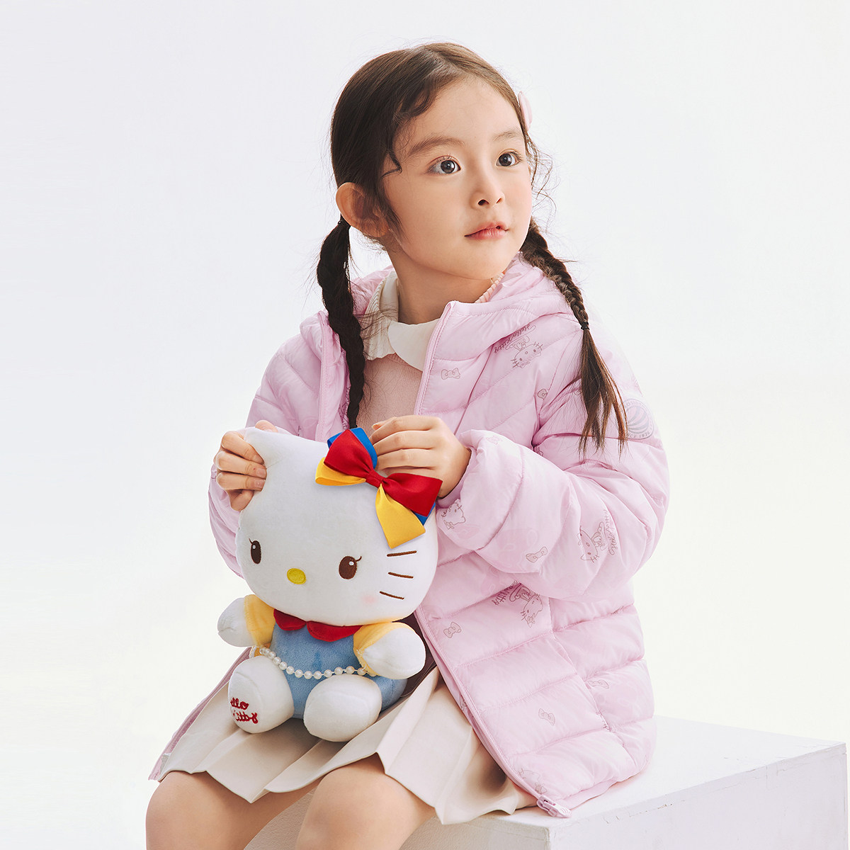 波司登儿童羽绒服26新款男童女童排骨条短款轻薄连帽大童外套90绒 男童连帽实拍商品图
