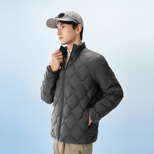 【90鹅绒】波司登新款羽绒服男士短款立领轻薄保暖百搭外套情侣 - 图3