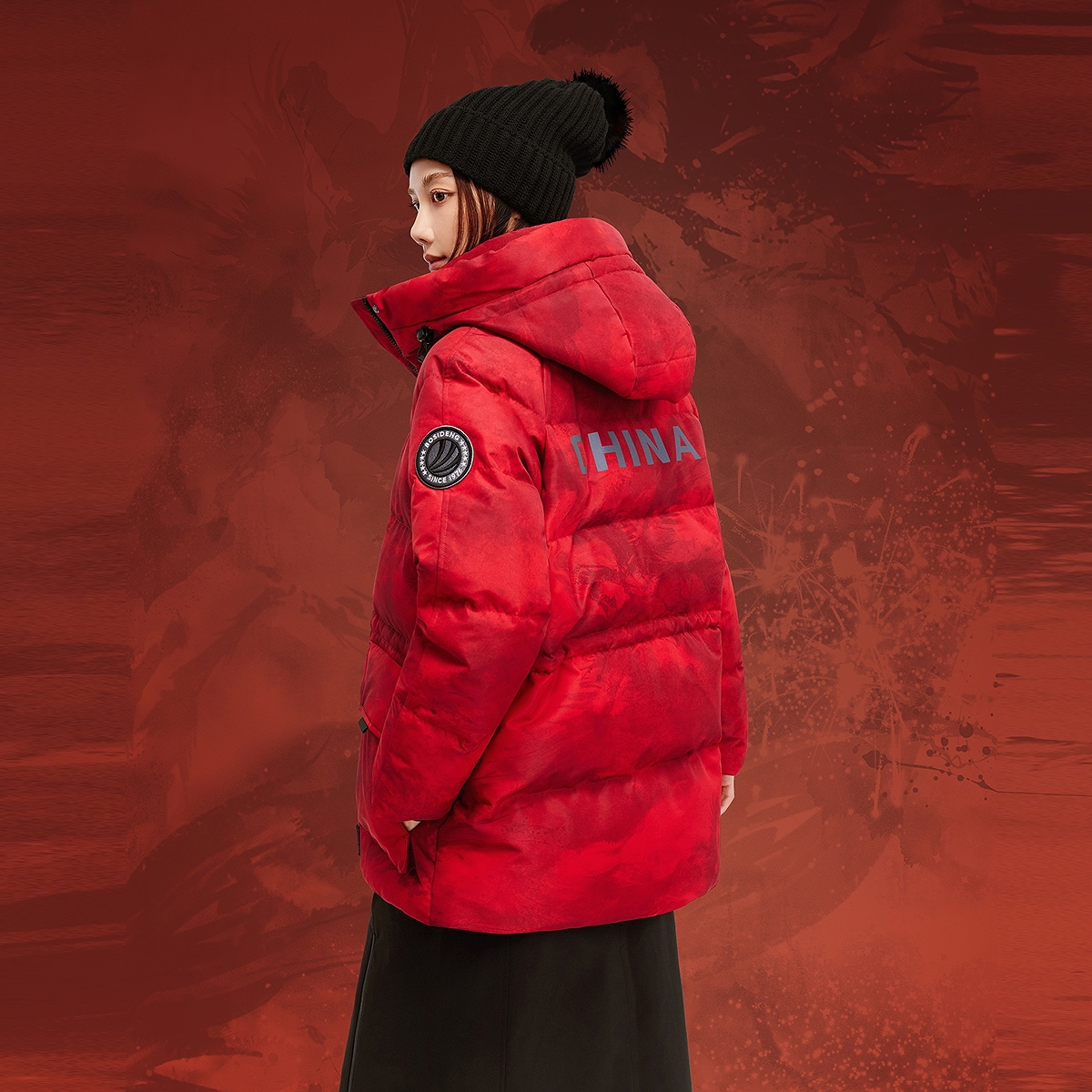 新年联名波司登冬季新品户外极寒收腰显瘦保暖鹅绒羽绒服女士