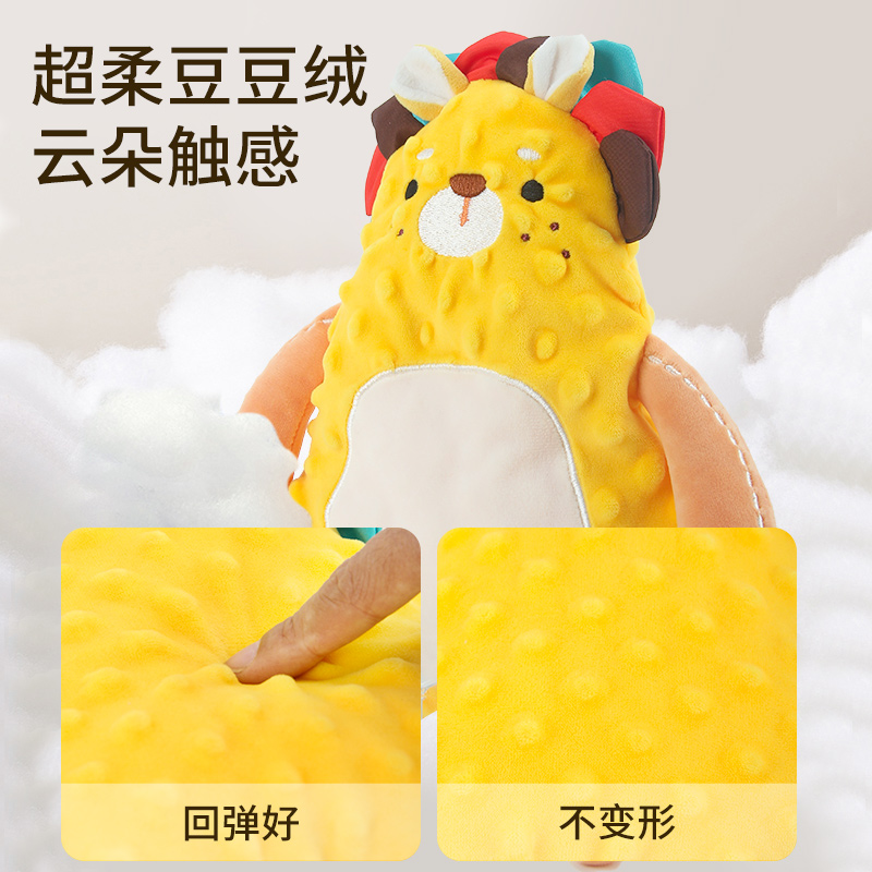 婴儿安抚巾可入口啃咬安抚玩偶宝宝睡眠哄睡神器公仔毛绒手偶玩具