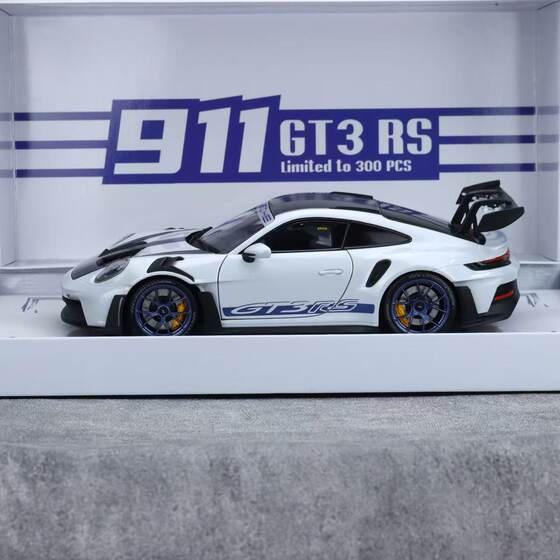 Mini Cut 1 18 Porsche 911 992 GT3 RS Nürburgring Edition Alloy Fully Open Model Car