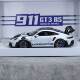 Mini Cut 1 18 Porsche 911 992 GT3 RS Nürburgring Edition Alloy Fully Open Model Car