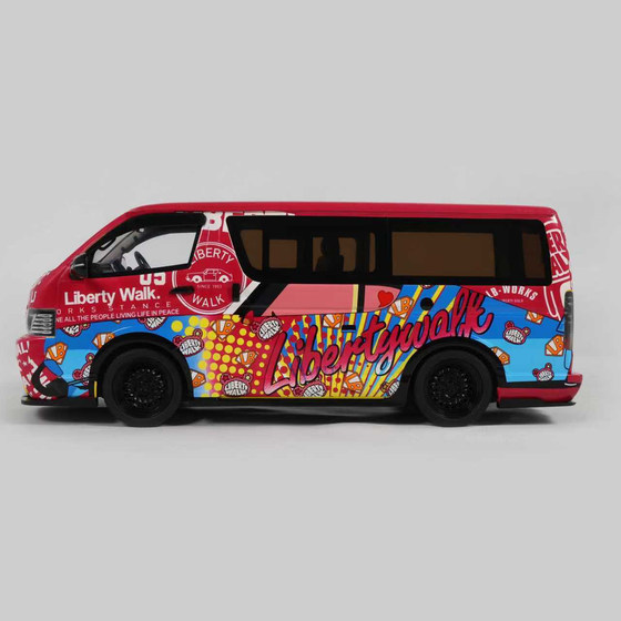 Toyota Hiace LBWK modified painting style OTTO 1 18 car model collection