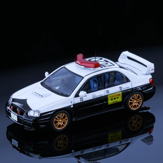 Subaru Impreza Eighth Generation Japanese Police Car Nara Prefecture Yamaguchi Prefecture Rollin 1 64 Alloy Car Model