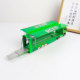 Scania S730 V8 Green Dinosaur/Huagulong double-layer transport container and 1 64 alloy car model