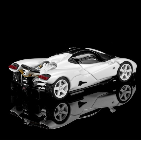 MH 1 64 NiLu NiLu 27 gull-wing door opening supercar simulation alloy car model collection