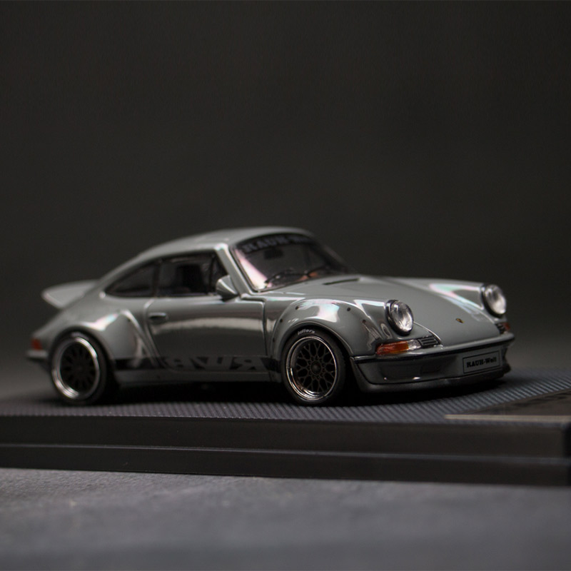 保时捷RWB Model Collect 1:64 MC水泥灰鸭尾964 993合金汽车模型-图2