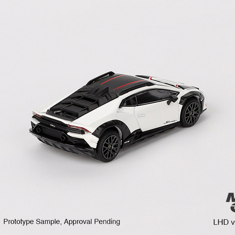 MINIGT 1:64 兰博基尼Huracán Sterrato Bianco Asopo 合金车模 - 图2