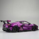 Corvette C8 ZR1 LBWK wide body modified combat gray FM 1 64 alloy car model