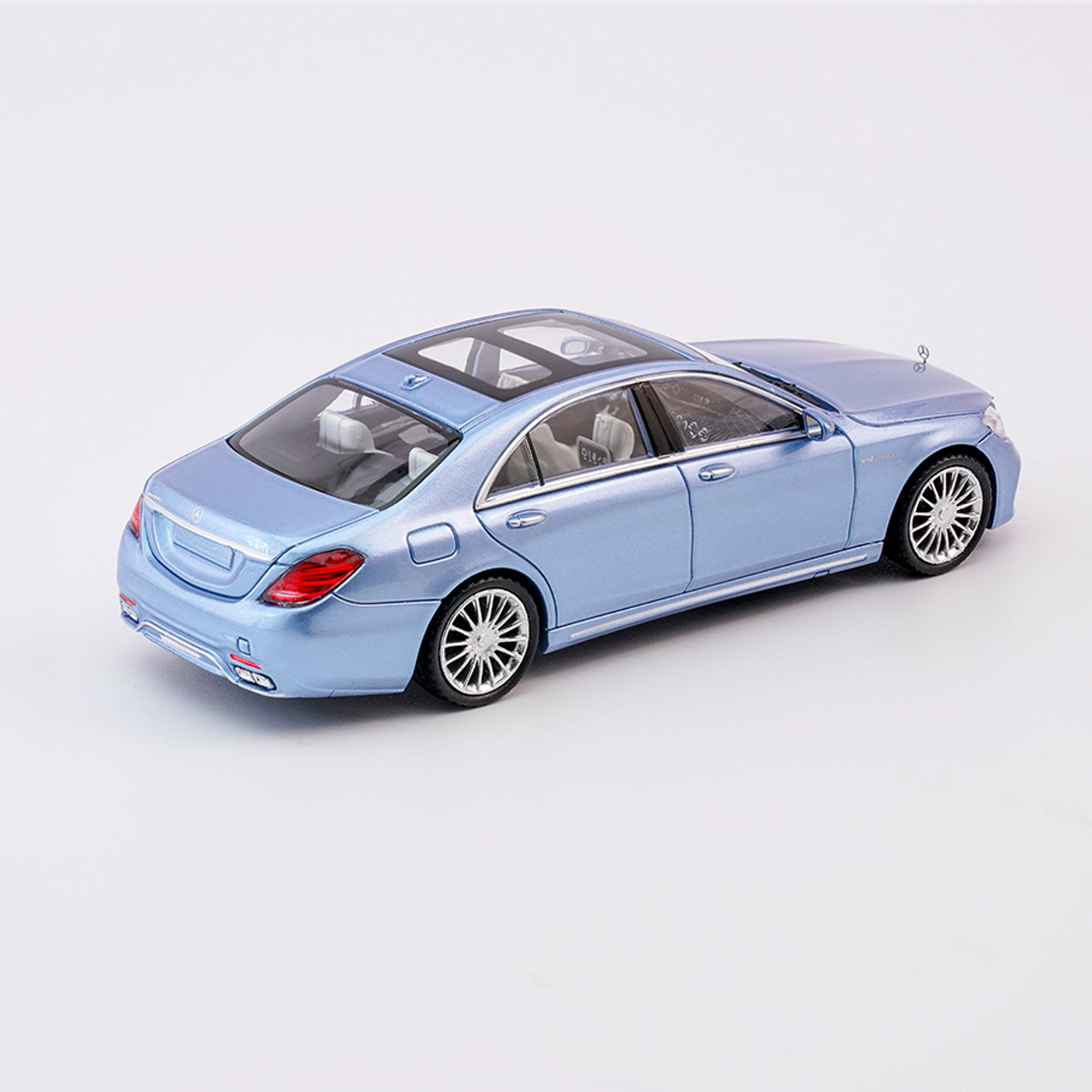 奔驰AMG S65L W222 S Class S级 King Model 1:64 合金汽车模型 - 图2
