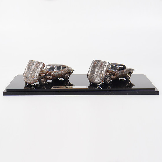 Jaguar E-type set 1961 Jaguar E-Type alloy car model GFCC 1 64