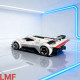 LMF 1 64 limited edition Ferrari VGT concept sports car alloy open cover car model collection