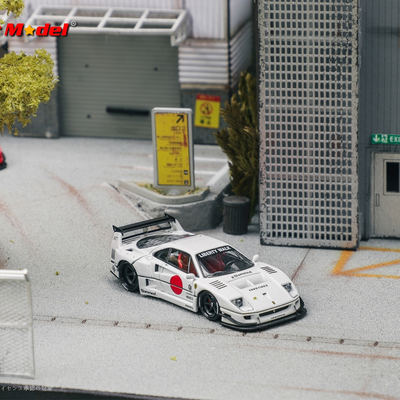 法拉利F40 LB宽体改装车 Star Model 1:64 开后盖版 合金汽车模型 - 图0