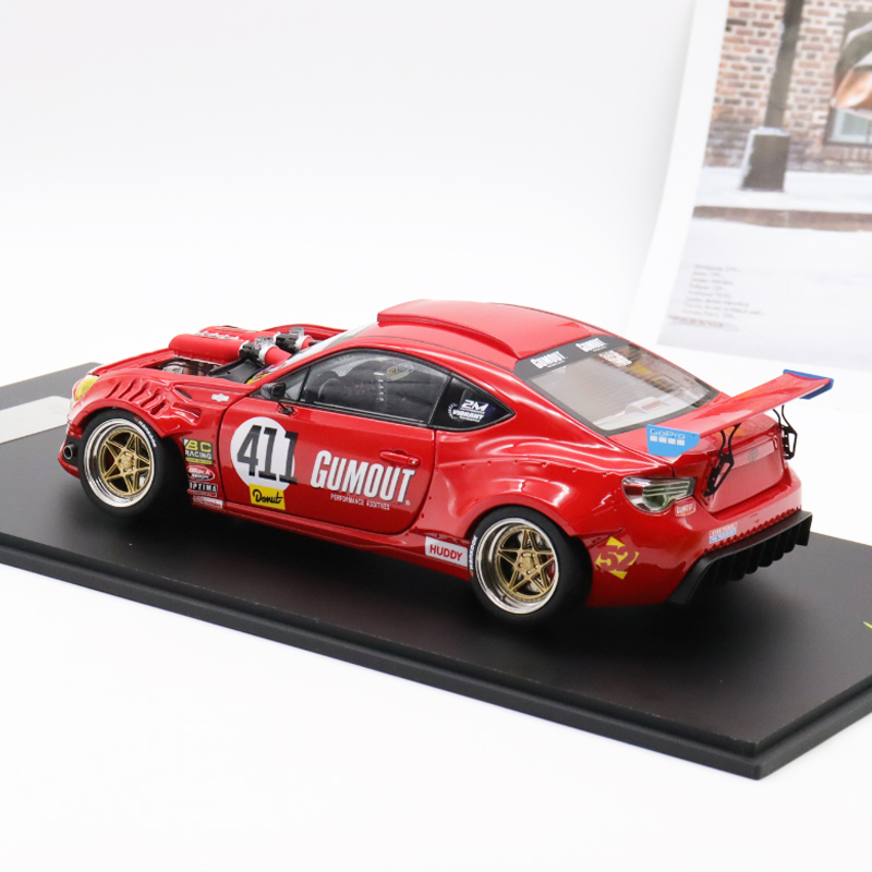 丰田4586GT漂移赛车DCN原厂1:18 Toyota GT4586仿真合金汽车模型-图2