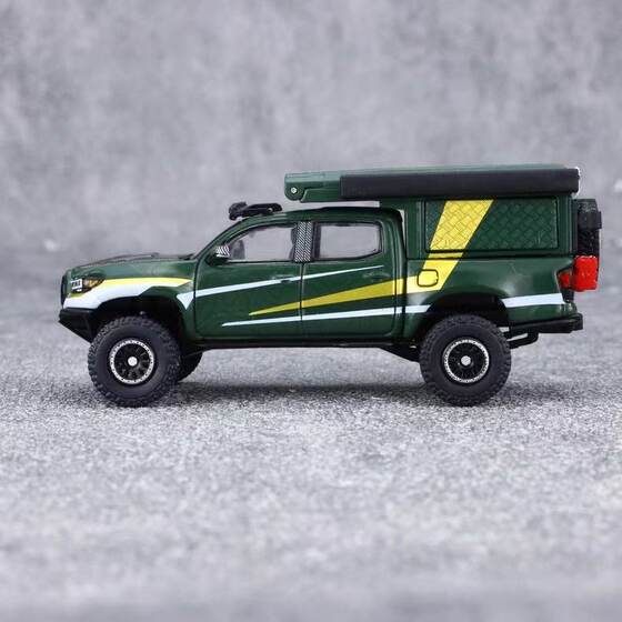 GCD 1 64 Toyota TACOMA off-road pickup truck camping SUV simulation alloy car model