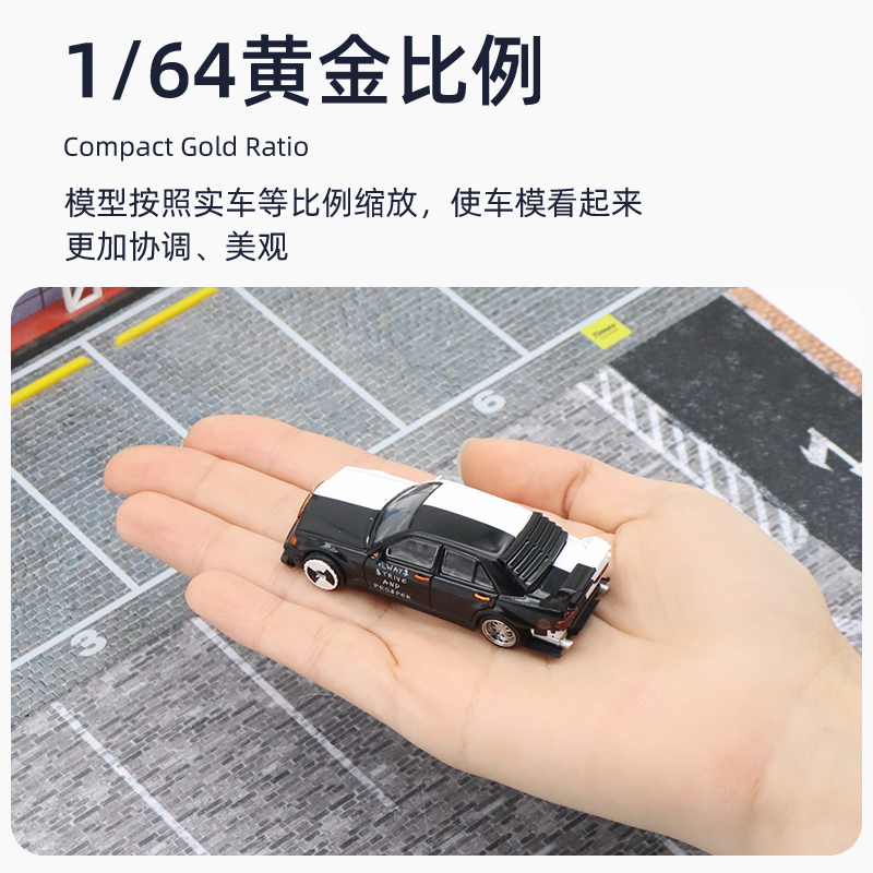 SEEKER 1:64 奔驰190E 2.5-16 Evolution 极品飞车 合金汽车模型 - 图2