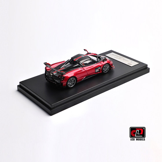 Pagani Huayra BC Convertible Open Cover LCD 1 64 Simulation Alloy Car Model