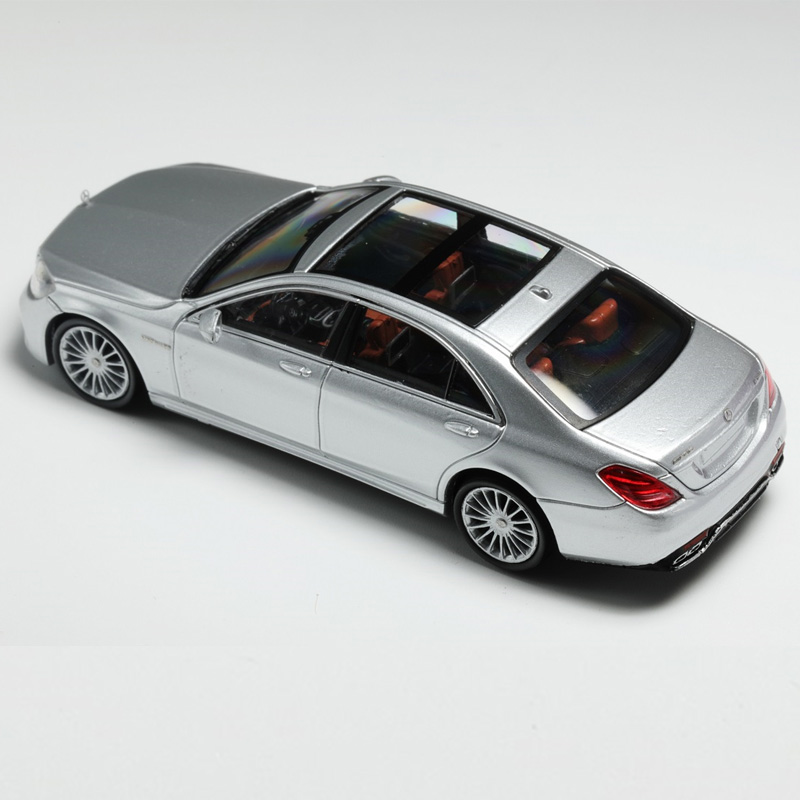 奔驰S65 AMG Fine Model 1:64 奔驰S级 W222仿真合金汽车模型收藏 - 图2