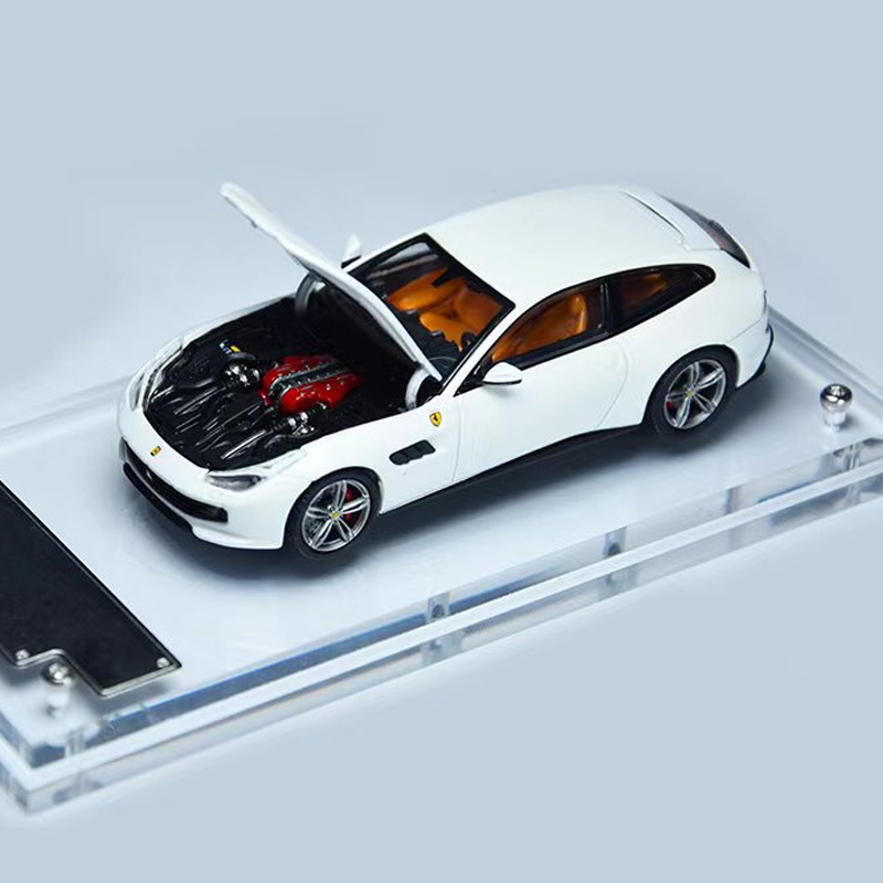 限量法拉利GTC4 Lusso Ferrari旅行车PK 1:64开盖版 合金汽车模型 - 图3
