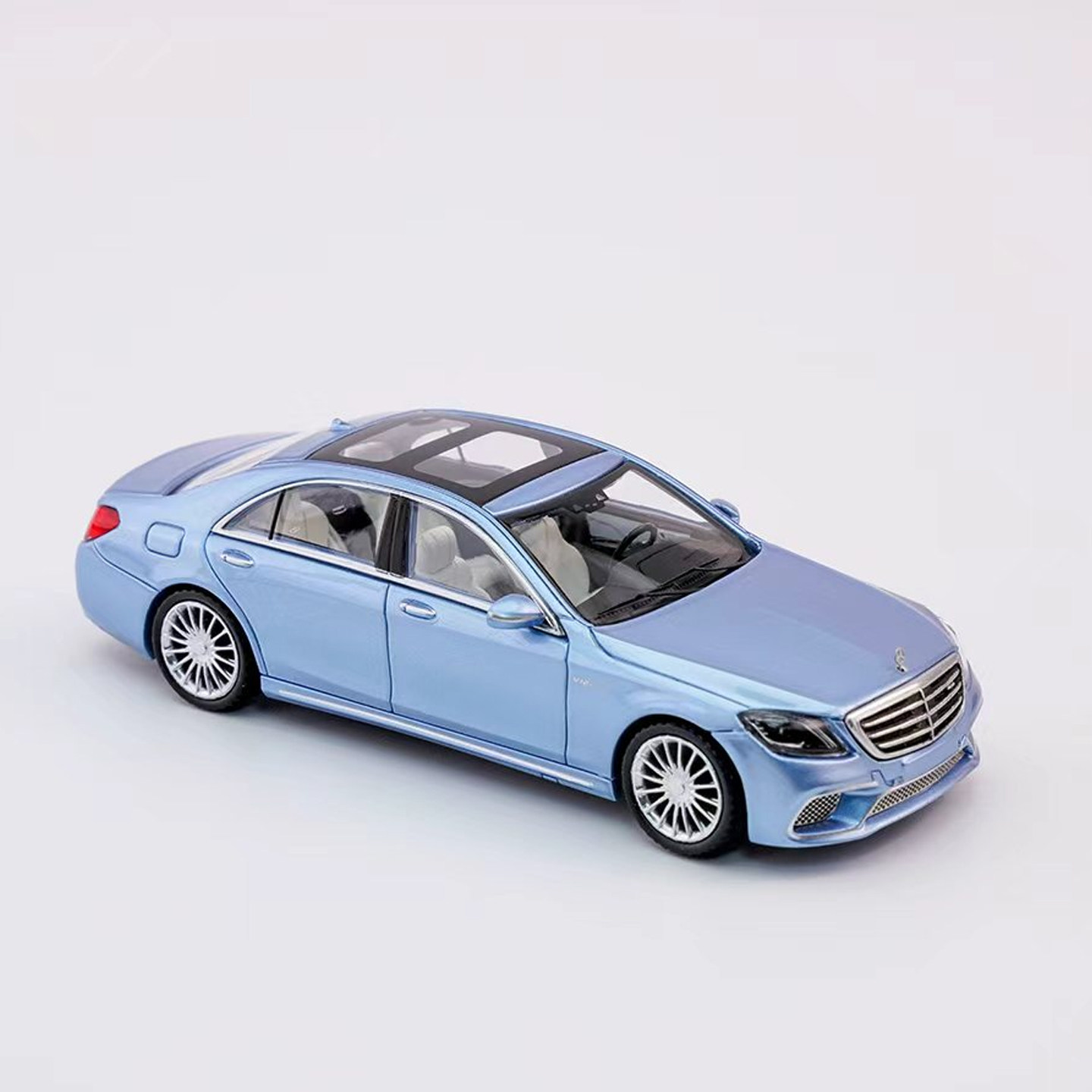 奔驰AMG S65L W222 S Class S级 King Model 1:64 合金汽车模型 - 图3