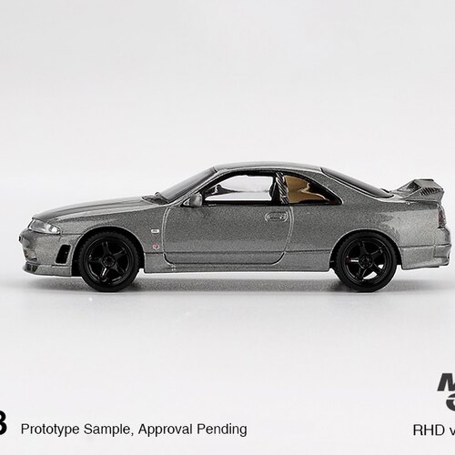 MINIGT 1:64 日产尼桑Skyline GT-R R33 Dark Metal合金汽车模型 - 图1