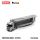 Mercedes-Benz Container Wingspan Van Semi-trailer Chaoyi Perka 1 64 Alloy Trailer Model Silver