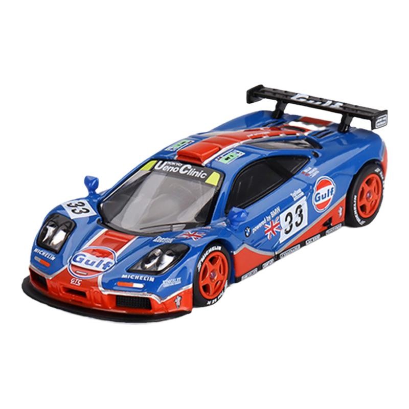 MINIGT 1:64 1996迈凯伦 McLaren F1 GTR#33勒芒合金汽车模型-图3