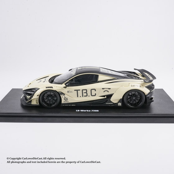 McLaren 720S LB wide body modified TBC ice cream cone GT SPIRIT 1 18 961 resin car model