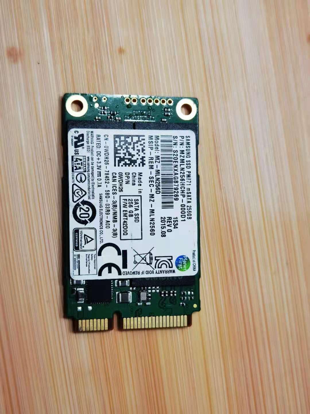 Samsung/三星PM871 MSATA 128G 256G PM851迷你固态硬盘笔记本SSD - 图0