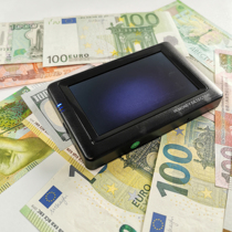 V88 portable handheld infrared currency detector Euro dollar Russian ruble multinational Discriminator Ticket Certificate