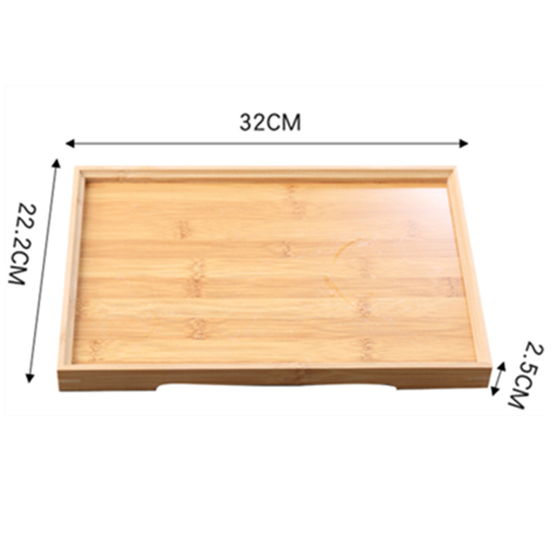 Japanese tea set bamboo and wood tea tray teapot water cup plate rectangular wooden plate hotel restaurant tray pastry tray