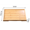 Japanese tea set bamboo and wood tea tray teapot water cup plate rectangular wooden plate hotel restaurant tray pastry tray