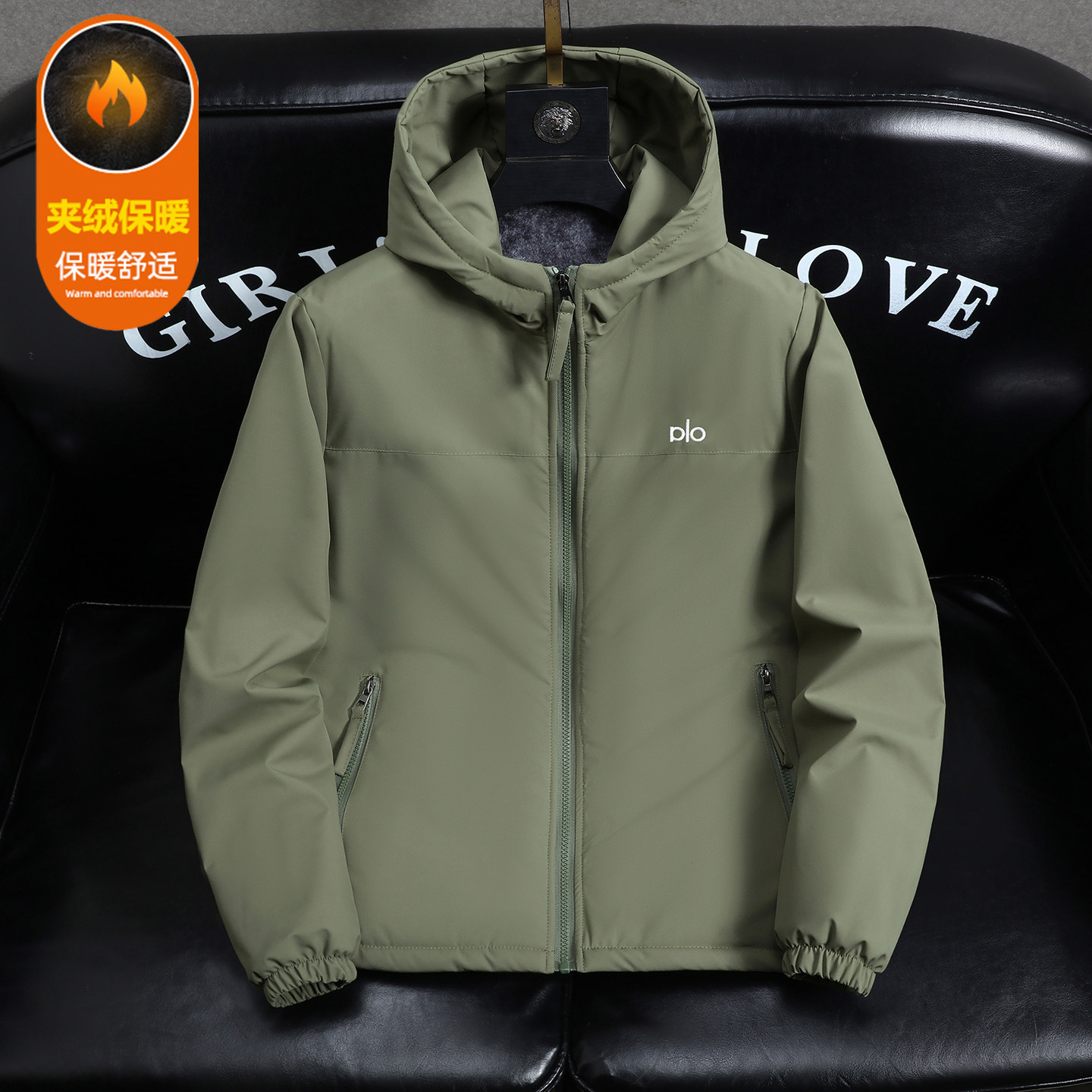 冬季加绒薄棉服外套男加厚保暖大码休闲连帽二棉冲锋衣夹克棉袄潮,淘宝优惠券,粉丝福利购,淘宝优惠卷