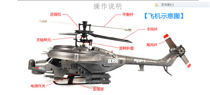 单浆 像真直升机 2.4G4通道遥控飞机 阿帕奇阿凡达 全配件售后 - 图2