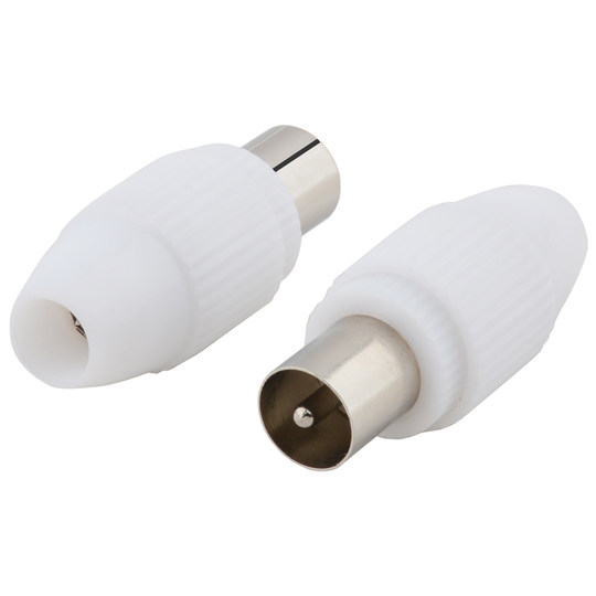 Cable TV plug solderless TV male plug RF male video radio frequency cable connector F head antenna plug straight plug