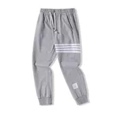 Летние штаны, демисезонные спортивные универсальные повседневные брюки, в корейском стиле, оверсайз