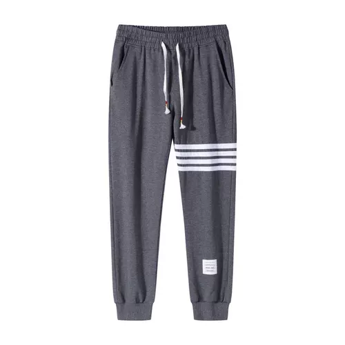 Летние штаны, демисезонные спортивные универсальные повседневные брюки, в корейском стиле, оверсайз