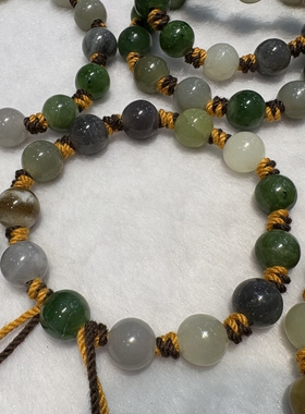 和田玉多宝石10手串瑕疵尾货福利49包邮