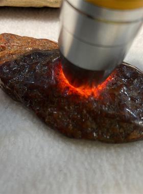 黄白河磨玉原石手把件和田玉籽料