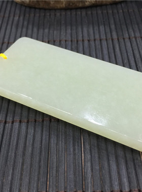 『河磨玉和田玉黄白老玉』和田玉 手把件 竹子 祝福