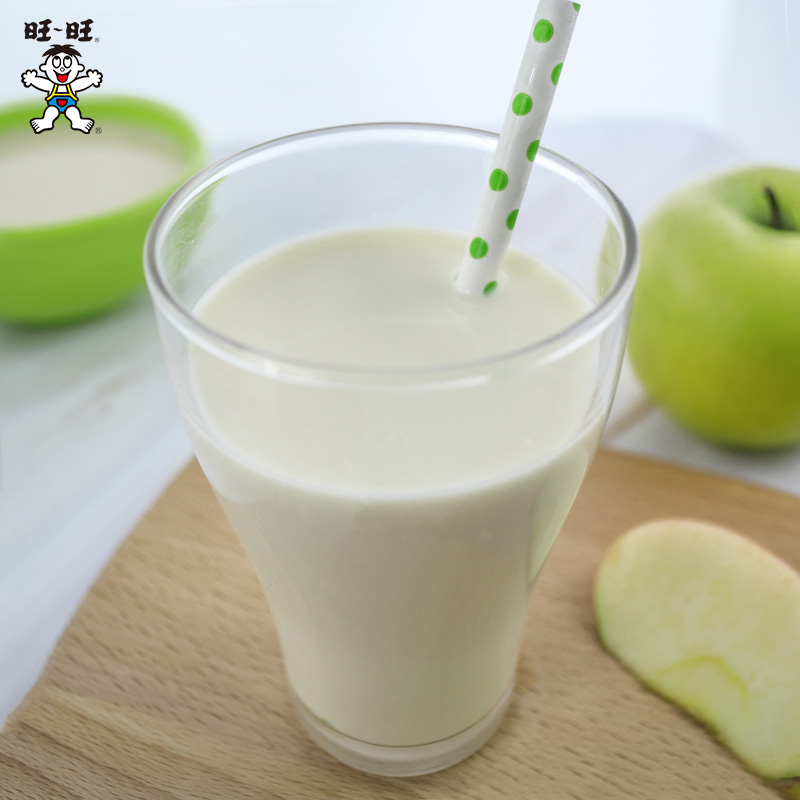 旺旺旺仔牛奶245ml*8罐原味果汁味苹果味早餐牛奶铁罐散装组合