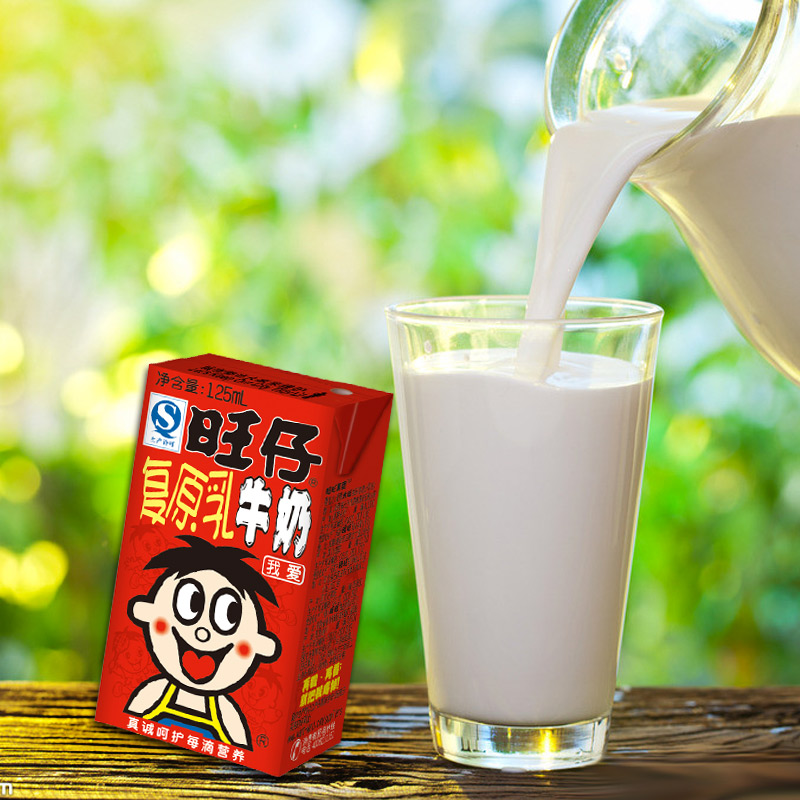 旺旺 旺仔牛奶O泡果奶125ml*(12+4)盒装整箱批发儿童早餐饮品* - 图3