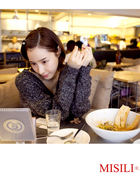 韩国迷你小号黑色镶钻小卡子顶夹