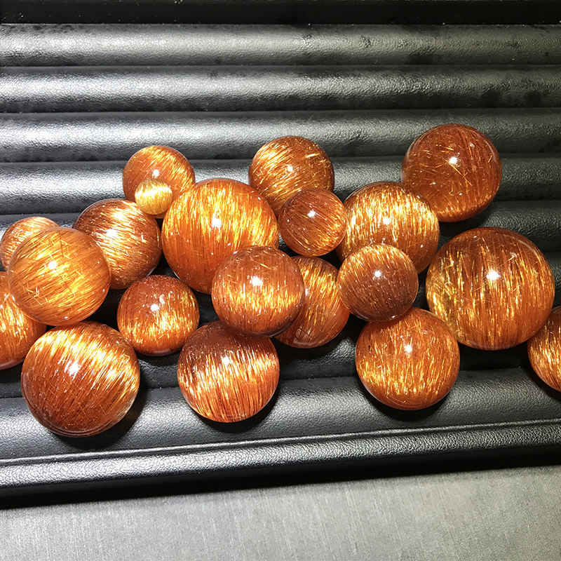 天然铜发晶单珠手链吊坠摆件红铜发黄铜水晶猫眼钛晶顺发板钛男士,淘宝优惠券,粉丝福利购,淘宝优惠卷