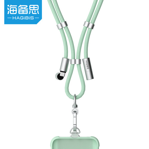 海备思手机挂绳斜挎可背充电数据线二合一手机链可调节挂脖便携typec快充外出防丢适用苹果17/16pro高端男女-图0