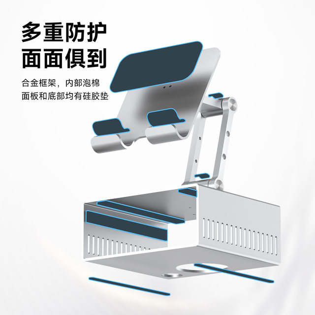 IPad tablet swivel stand cell phone holder