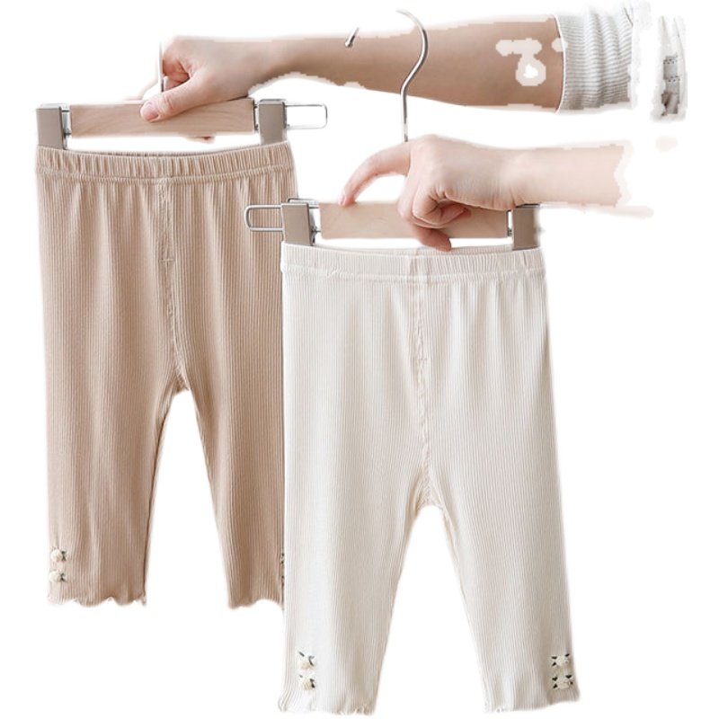 夏季童裤1宝宝莫代尔打底裤5女童洋气薄款七分裤儿童夏款婴儿裤子,淘宝优惠券,粉丝福利购,淘宝优惠卷