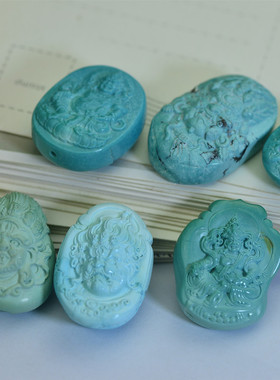 一物一图原矿天然绿松石