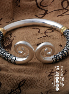 紧箍咒男女情侣孙悟空大圣银手镯