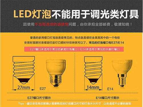 超亮led蜡烛灯泡e14小螺口e27家用节能照明暖光欧式水晶吊灯光源 - 图2